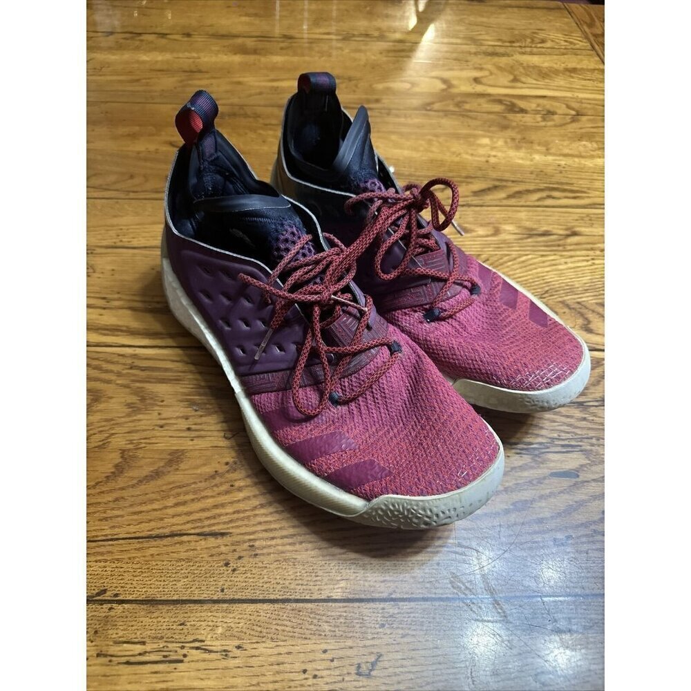 Adidas Harden Vol. 2 Ignite Size 12 Red And Black Basketball Shoes 2017 AH2124